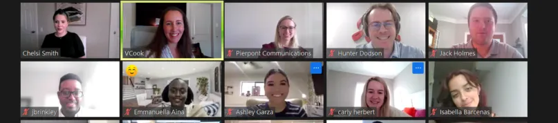 Externship Participants Gain PR Insights from Pierpont Experts